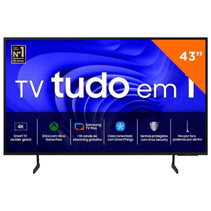 Imagem de Smart TV 43 Polegadas Samsung Crystal UHD 4K com Gaming Hub, UN43DU7700