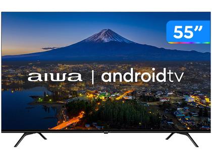 Imagem de Smart TV 55” 4K Ultra HD D-LED Aiwa IPS Android