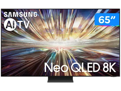 Imagem de Smart TV 65" 8K Neo QLED Samsung AI TV QN65QN800 VA 120Hz Wi-Fi Alexa 4 HDMI 3USB