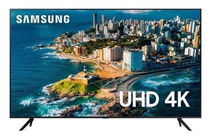 Imagem de Smart TV Samsung 55" UHD 4K 55CU7700 2023, Processador Crystal 4K, Gaming Hub, Visual Livre de Cabos, Alexa built in, Controle Único