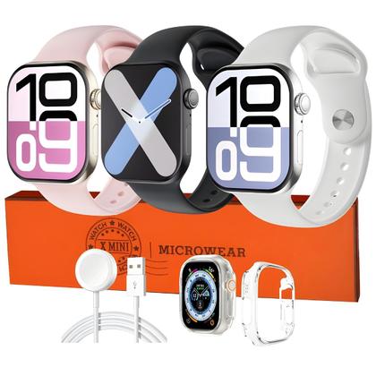 Imagem de Smart Watch 42mm W10 Mini Relogio Para Pulso Fino Faz Ligaçaoes Recebe Notificaçoes Coloca Foto