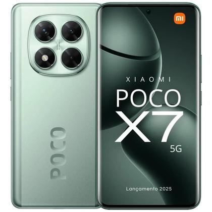 Imagem de Smartphone Celular Xiaomi POCO X7 5G 512GB 12GB NFC tela Amoled 120 Hz Câmera tripla 4K 50MP Desempenho Performance Design Premium IP68 Dual SIM Chip