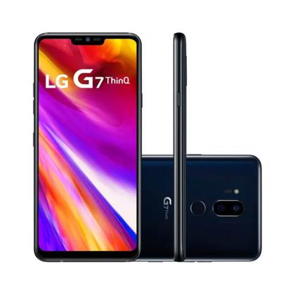 Imagem de Smartphone LG G7 ThinQ 64GB Preto 4G Octa Core - 4GB RAM Tela 6,1” Câm. Dupla + Câm. Selfie 8MP