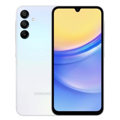 Imagem de Smartphone Samsung Galaxy A15 128GB Dual Chip 5G Tela 6,5" Câmera Tripla 50MP+5MP+2MP Azul Claro