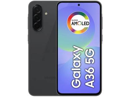 Imagem de Smartphone Samsung Galaxy A36 128GB 5G - Preto, Câmera Tripla 50MP, RAM 6GB, Tela 6.7"