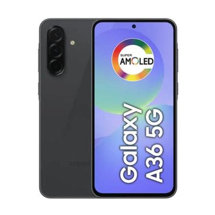 Imagem de Smartphone Samsung Galaxy A36 5G Tela 6.7 128GB 6GB RAM Camera Tripla 50MP AI Preto