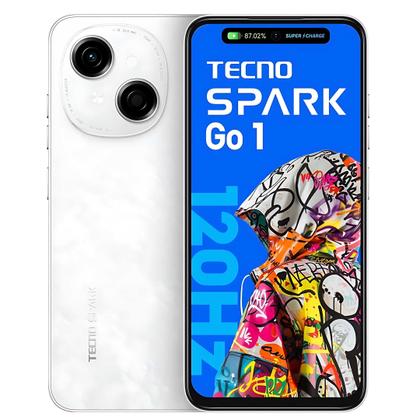 Imagem de Smartphone Tecno Spark GO1 128GB/8GB Ram Câmera dupla 13mp HDR 120Hz Premium design Dual Sim versão Global