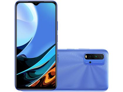 Smartphone Xiaomi Redmi 9T 128GB Azul - 4G+ 4GB RAM Tela 6,53” Câm