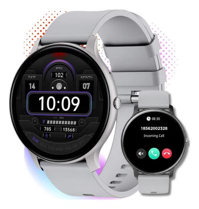 Imagem de Smartwatch Para Xiaomi Prova DÁgua Bateria Durável Prata