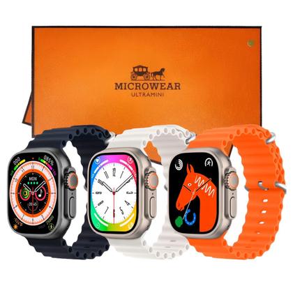 Imagem de Smartwatch W69 Mini Feminino Masculino Troca Pulseiras Serie 9 Nfc Microwear Relogio Original