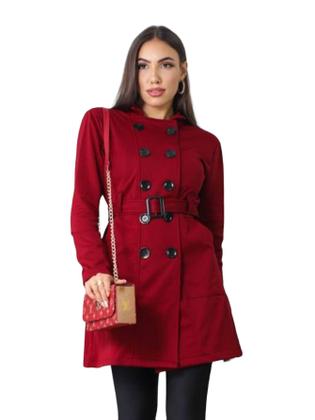 Imagem de Sobretudo casaco Feminino Com 10 Botoes