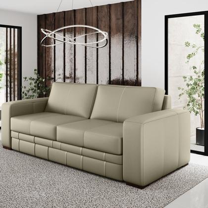 Imagem de Sofá 3 Lugares 200cm Couro Legítimo Dakota