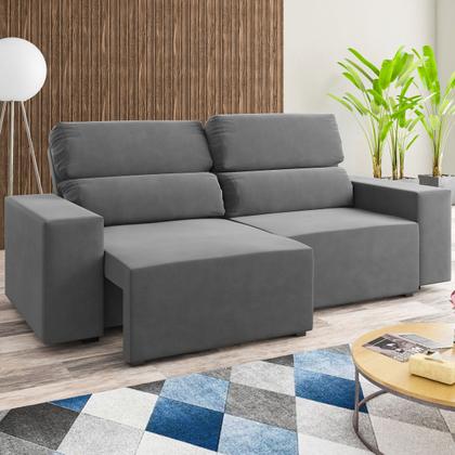 Imagem de Sofá 3 Lugares Charm Reclinável e Retrátil Brisk - Viero Móveis