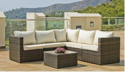 Imagem de Sofa 5 Modulos Fibra Sintetica Area Externa Sem Mesinha