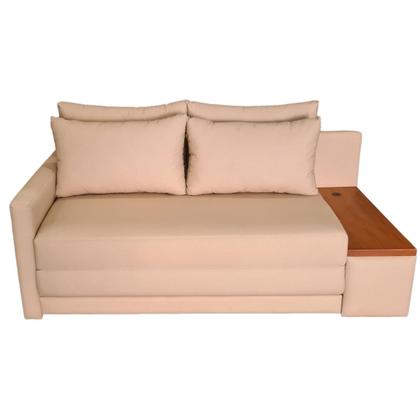 Imagem de Sofá Cama USB com Tampo Lateral Direito Tecido Acquablock Medida 180cm