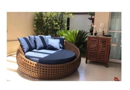 Imagem de Sofa Redondo De 1,60cm Para Area Externa Piscina Jardim Sala