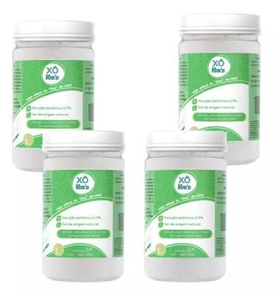 Imagem de Soro Para Lavagem Nasal Cloreto De Sódio Higienização 4Kg Xô Ites Kit Com 4 Potes