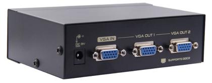Imagem de Splitter Divisor VGA 1x2 1 Entrada e 2 Saídas VGA