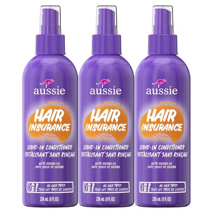 Imagem de Spray Condicionador Leave-In Aussie Hair Insurance - Kit com 3 Unidades (240ml cada)