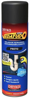 Imagem de Spray Emborrachado Impermeabilizante Vedatudo 400ml Dryko