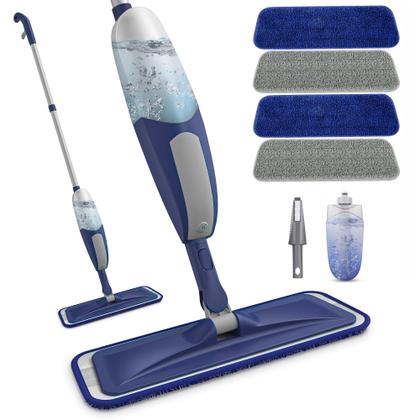 Imagem de Spray Mop BPAWA Microfiber para limpeza de piso, frasco de 550 ml