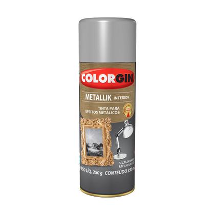 Imagem de Spray prata metalico colorgin 53