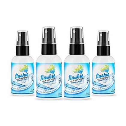 Imagem de Spray pré-higiênico Flushie Travel Size Bathroom 120 ml, pacote com 3