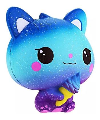 Imagem de Squish Fidget Anti Stress Relief Toys Gatinho Galáxia