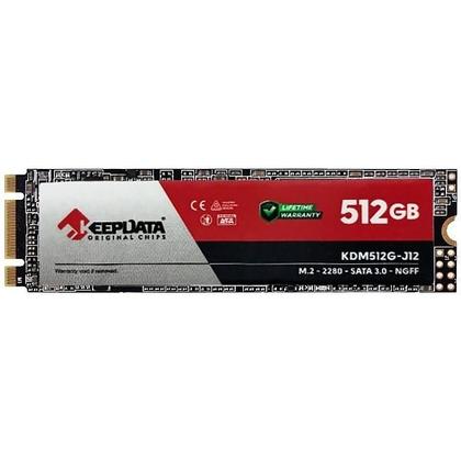 Imagem de SSD M.2 SATA de 512GB Keepdata KDM512GJ12 Preta