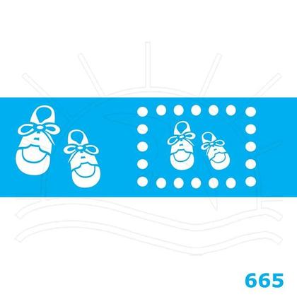 Imagem de Stencil Jóia JB - 10 x 30cm