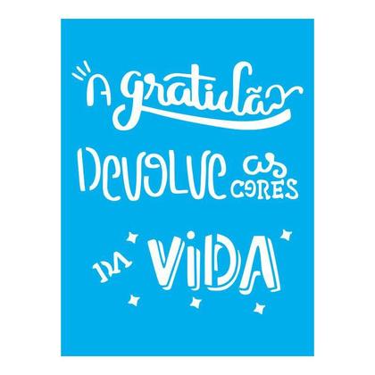 Imagem de Stencil Tamako Cores Da Vida - 15X20Cm - Ref 8702