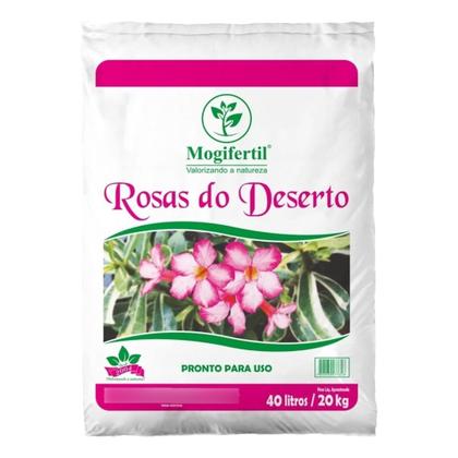 Imagem de Substrato 40 Litros para Rosa do Deserto Terra Vegetal 20kg