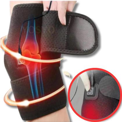 Imagem de Super Joelheira Aquecimento Elétrica Massagem Terapêutica