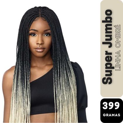 Imagem de Super Jumbo Ser Mulher Ombré Hair Pacote 399 g Cabelo Para Tranças Box Braids