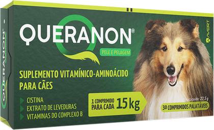 Imagem de Suplemento Queranon para Cães 15 kg  30 Comprimidos