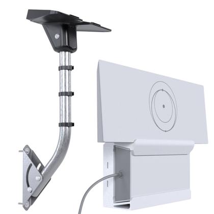 Imagem de Suporte Articulado de Parede Laje Telhado Compatível com Antena Modem e Fonte Starlink 3ª Geração