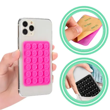 Imagem de Suporte Celular Com Ventosa Adesivo Silicone Superfície Capa