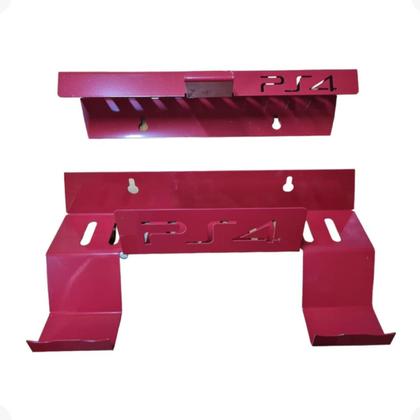 Imagem de Suporte De Parede Para Ps4 Vermelho