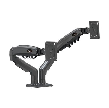 Imagem de Suporte Duplo Articulado de Mesa com Pistão a Gás para Monitores de 17 à 35 Polegadas - NOVO DESIGN - ELG F160N