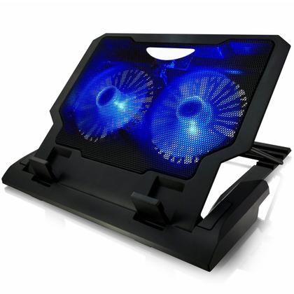 Imagem de Suporte P/ Notebook Gamer Base Ventilada Usb Silenciosa Ergonômica