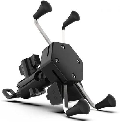 Imagem de Suporte Para Moto Celulares Em Forma De X Com Carregador Usb - xls
