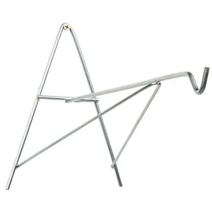 Imagem de Suporte Parede A Reforçado Mão Francesa 32 cm P/ Pendurar Vasos Plantas Externo Metal Rústico Gancho