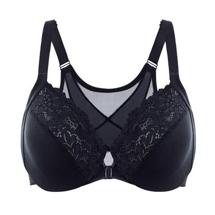 Imagem de Sutiã feminino DELIMIRA com fechamento frontal e cobertura total