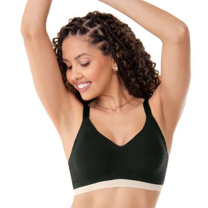 Imagem de Sutiã Laser Termofusionado Com Bojo Preto Zee Rucci