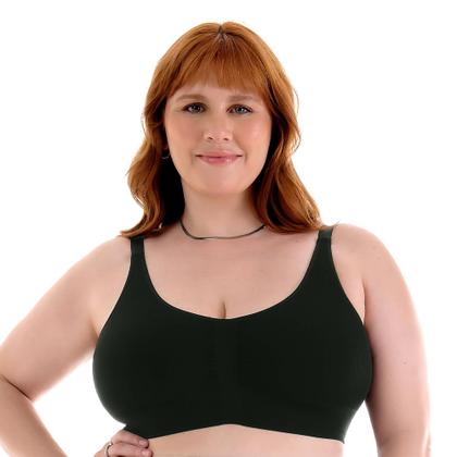 Imagem de Sutiã Plus Size C/ Bojo Comfort Sem Costura Microfibra Zee Rucci