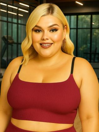 Imagem de Sutiã Plus Size Tecido Canelado Top Grande - c14 - FELÍCIA