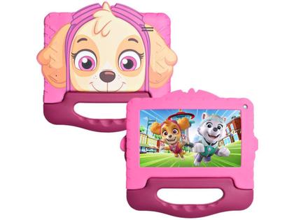 Imagem de Tablet Infantil Multilaser Patrulha Canina com - Capa 7” 32GB Android 11 Quad-Core Câmera Integrada