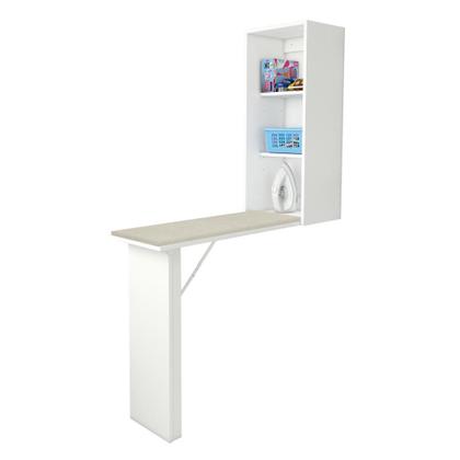 Imagem de Tábua de Passar Roupa Retrátil com Armário Multimóveis CR30010 Branca