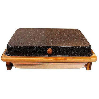 Imagem de Tábua para Churrasco 39cm com Tampa e Bandeja Premium