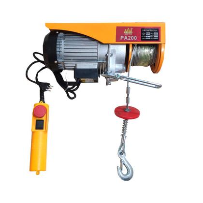 Imagem de Talha Guincho Elétrico PA200 - 100 a 200kgs, 220V, 6/12 Metros Cabo de Aço, sem Troler